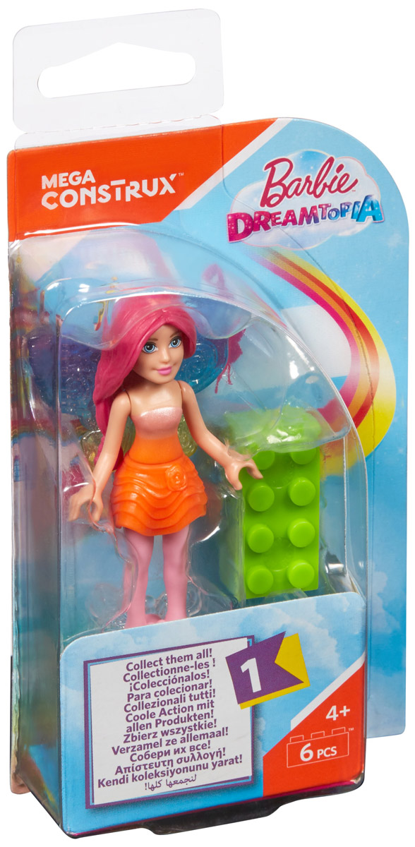Mega Bloks Barbie Конструктор Rainbow Splash Fairy