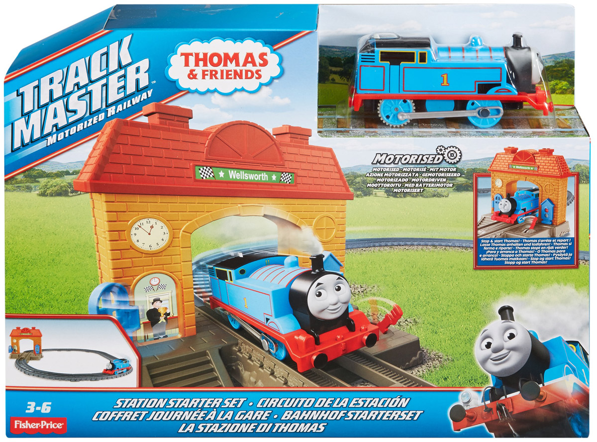 Включи станцию для детей. Железная дорога Thomas and friends Fisher Price. Thomas and friends Trackmaster super Station.