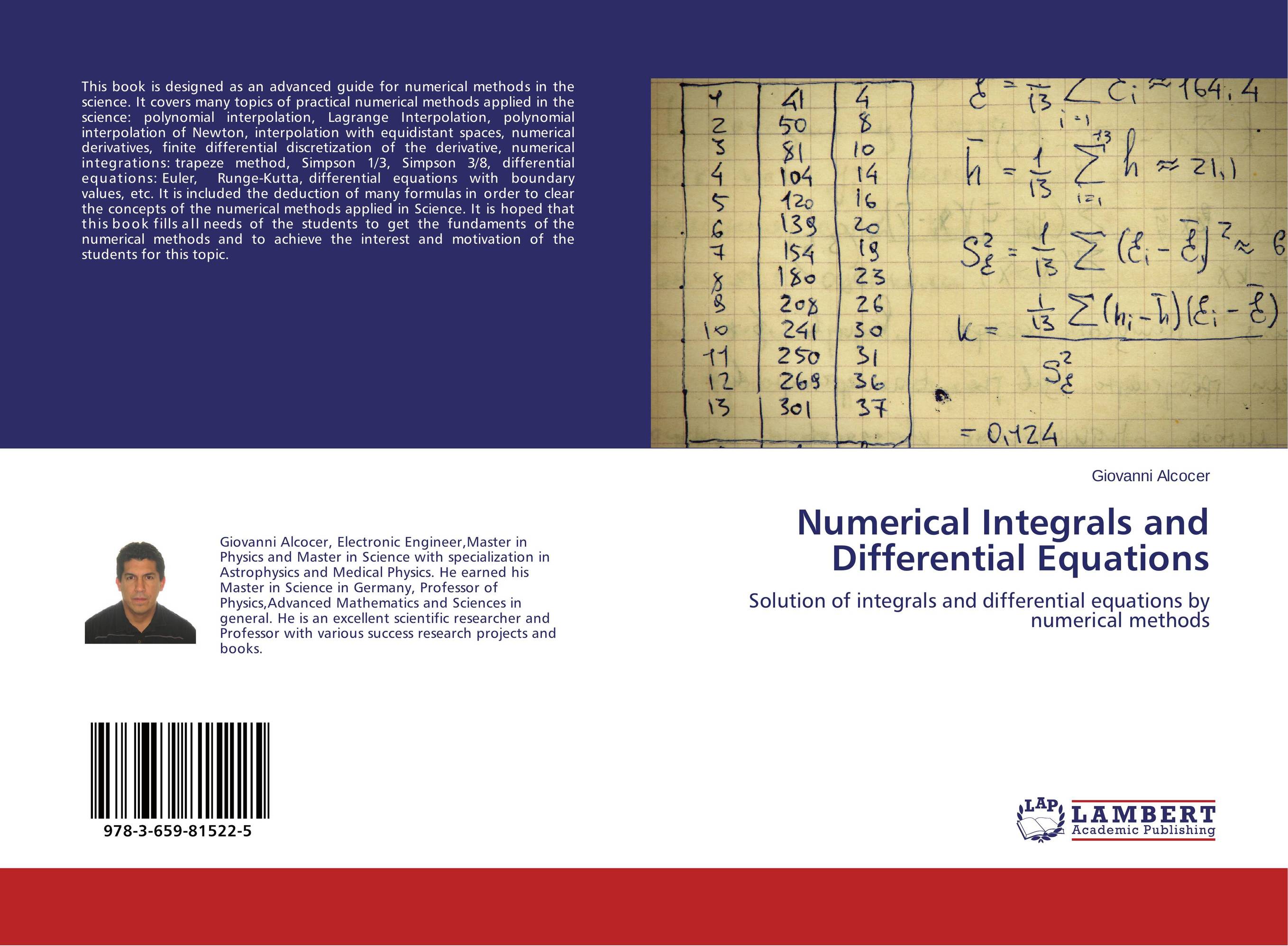Книга "Numerical Integrals and Differential Equations" купить книгу