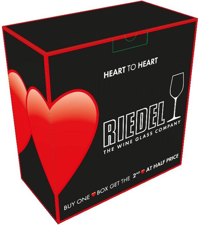 фото Набор бокалов для белого вина Riedel "Heart to Heart. Chardonnay", 670 мл, 2 шт