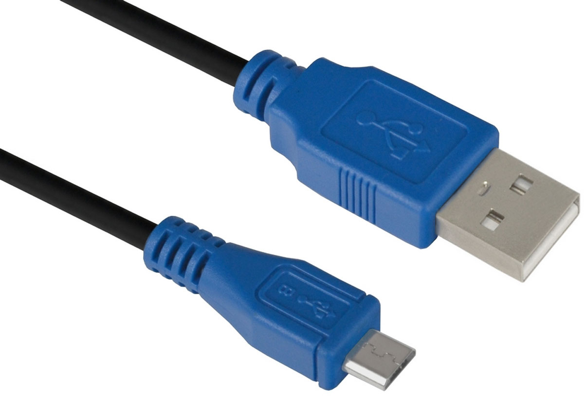 фото Greenconnect GCR-UA5MCB1-BB2S кабель microUSB-USB (1 м)