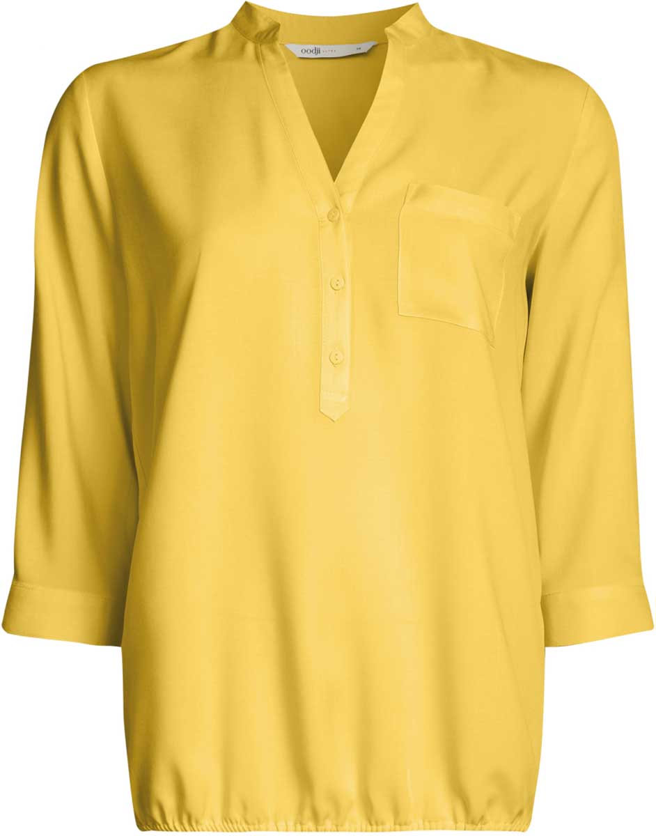 Желтая блуза
