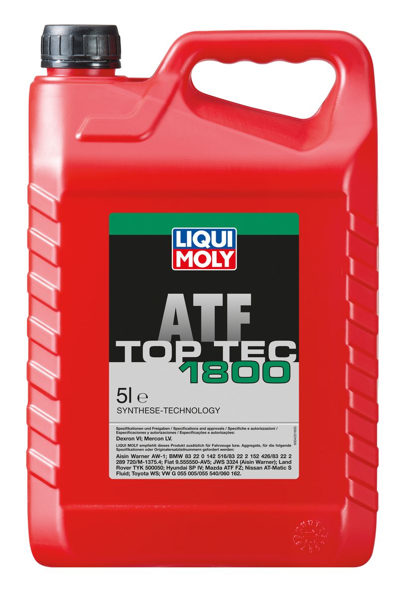 фото Масло трансмиссионное Liqui Moly "Top Tec ATF 1800", НС-синтетическое, 5 л