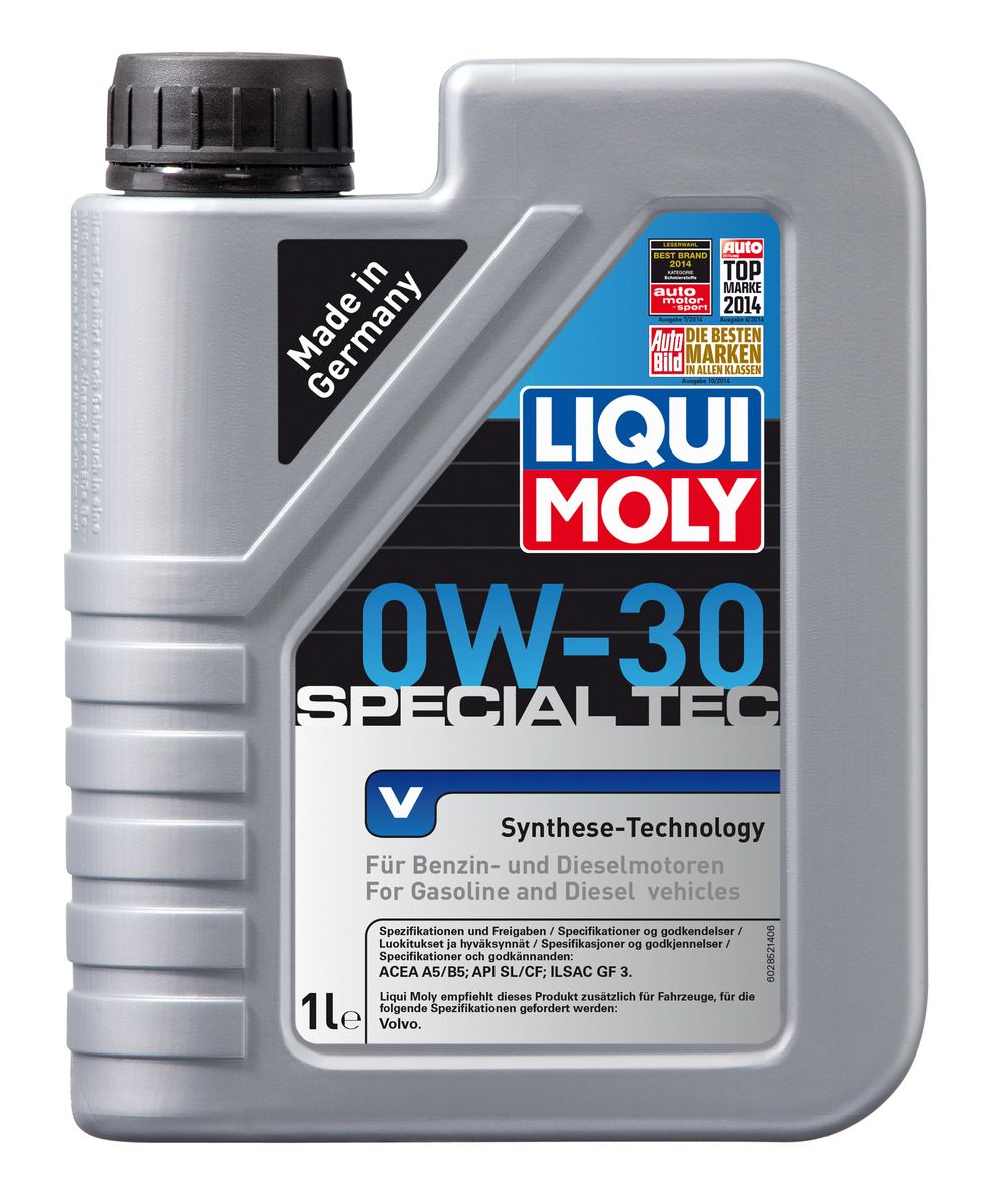 фото Масло моторное Liqui Moly "Special Tec V", НС-синтетическое, 0W-30, 1 л