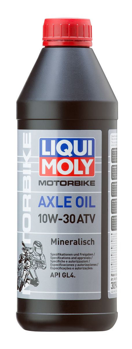 фото Масло трансмиссионное Liqui Moly "Motorbike Axle Oil ATV", минеральное, 10W-30, GL-4, 1 л