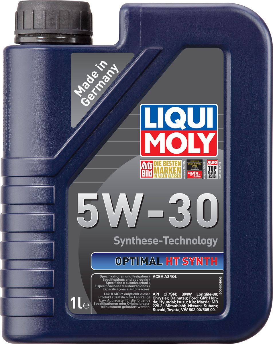 фото Масло моторное Liqui Moly "Optimal HT Synth", НС-синтетическое, 5W-30, 1 л