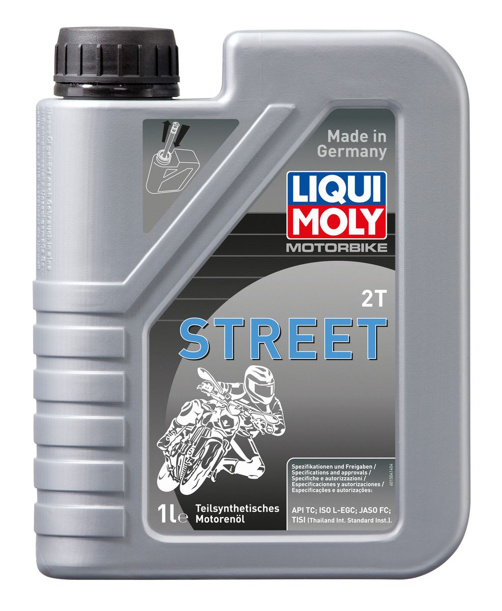 фото Масло моторное Liqui Moly "Motorbike 2T Street", полусинтетическое, 1 л