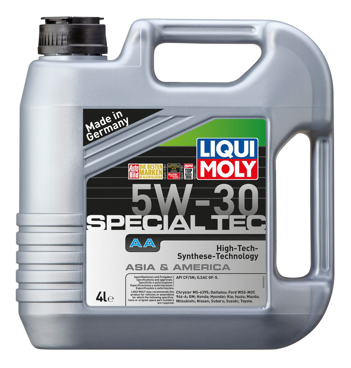 фото Масло моторное Liqui Moly "Special Tec AA", НС-синтетическое, 5W-30, 4 л