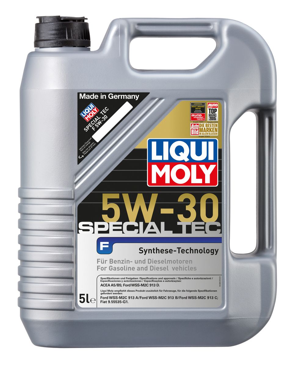 фото Масло моторное Liqui Moly "Special Tec F", НС-синтетическое, 5W-30, 5 л