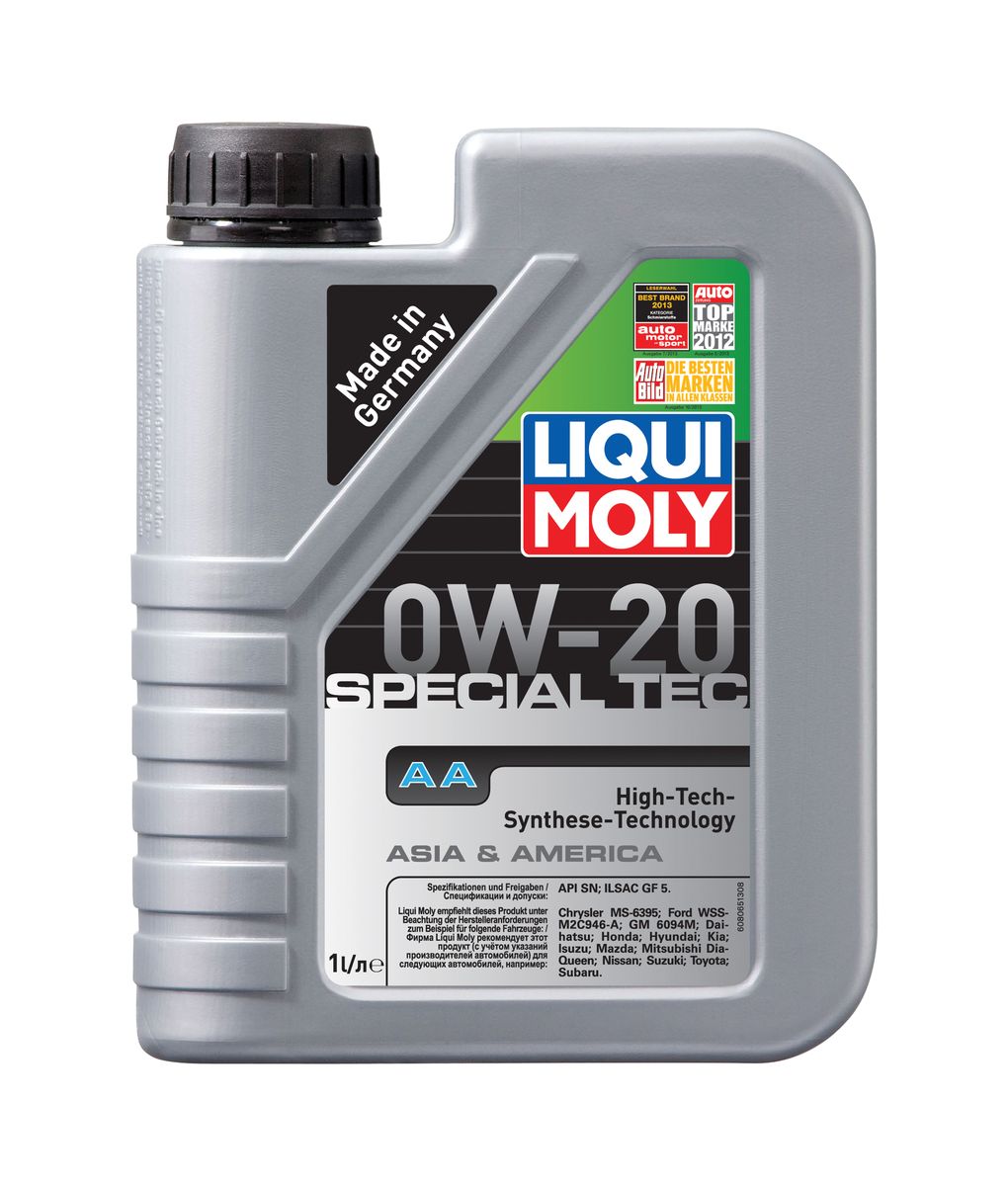 фото Масло моторное Liqui Moly "Special Tec AA", НС-синтетическое, 0W-20, 1 л