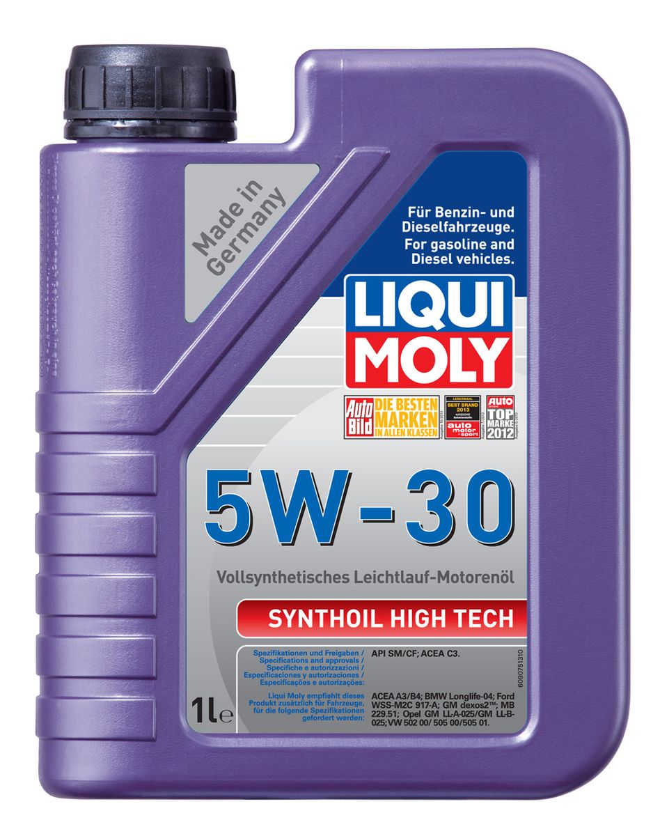 фото Масло моторное Liqui Moly "Synthoil High Tech", синтетическое, 5W-30, 1 л