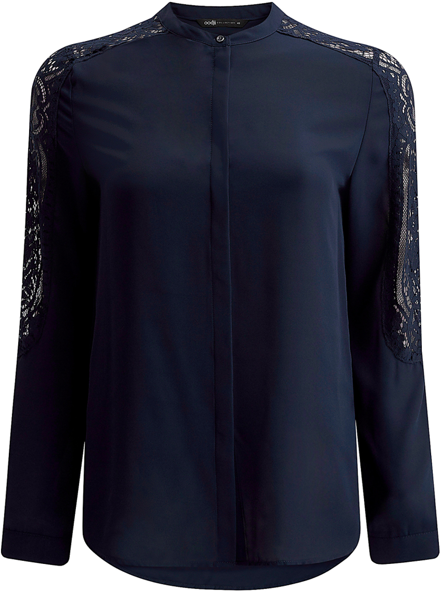 Женская блузка недорого купить валберис. Oodji Ultra блузка женская кружевная. Синяя блузка. Блузка синяя женская. Темно синяя блузка.