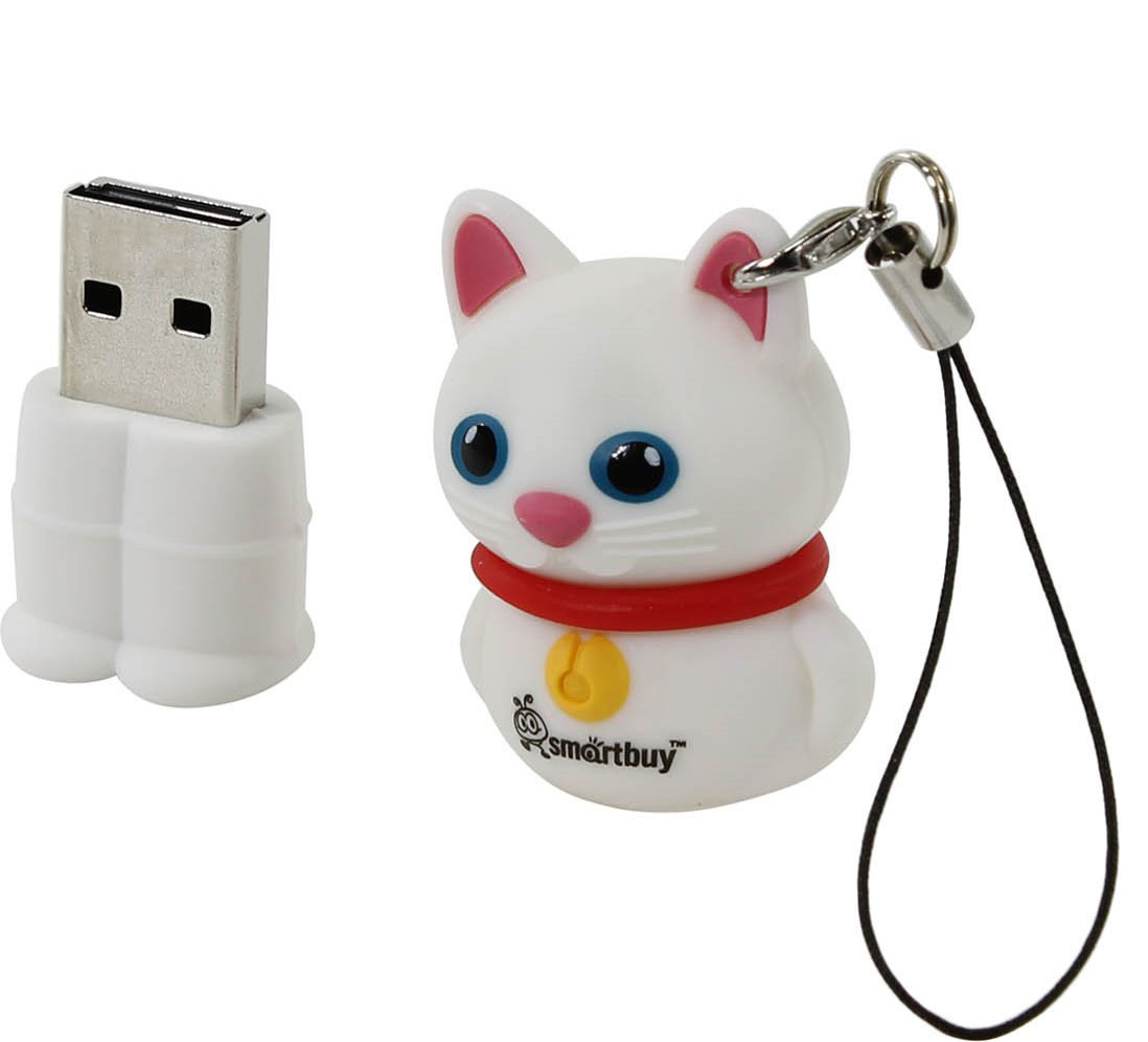 фото SmartBuy Wild Series Catty, White 16GB USB-накопитель