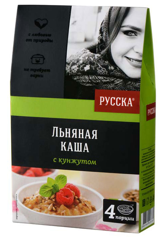 фото Русска каша льняная с кунжутом, 200 г