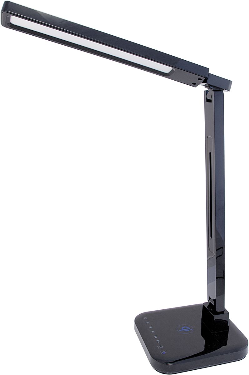 Лампа настольная Лючия "Smart Qi", светодиодная, цвет: черный, 15W. L900