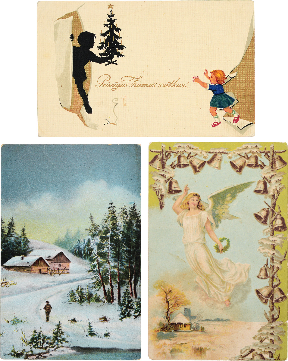 фото Открытка коллекционная "С Рождеством" комплект из 3 открыток