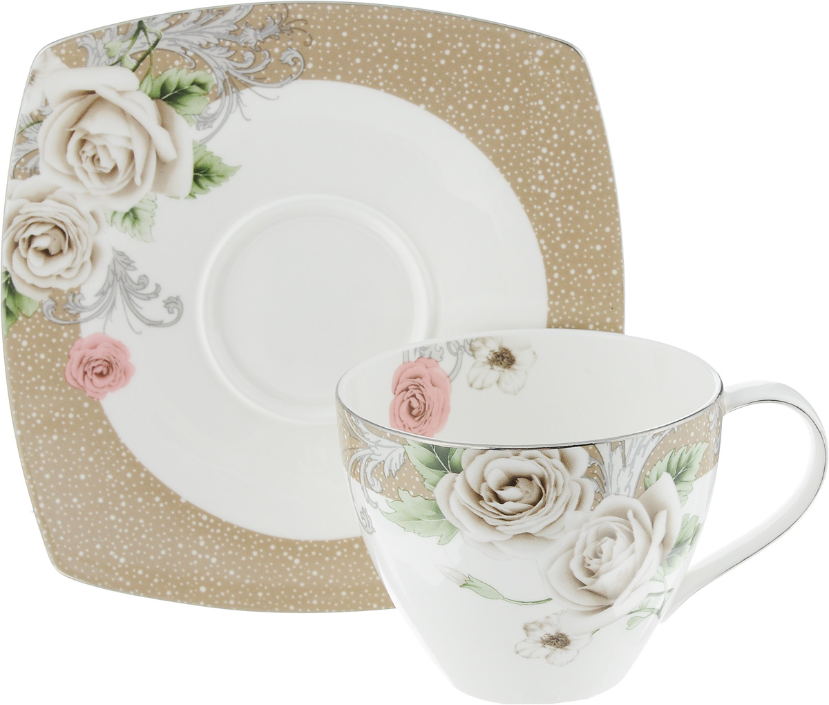 фото Чайная пара "Florance", 2 предмета Porcel-ind. portuguesa de porcelanas