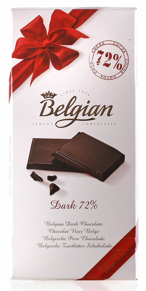 The Belgian Шоколад горький 72% какао, 100 г — купить в интернет ...