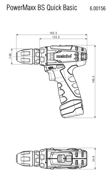 фото Шуруповерт аккумуляторный Metabo "PowerMaxx BS Quick Basic"