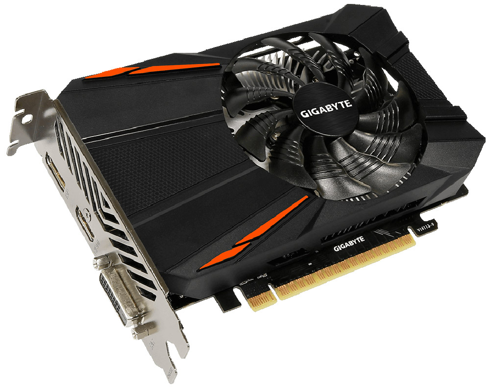 фото Видеокарта Gigabyte GeForce GTX 1050 D5 2GB, GV-N1050D5-2GD