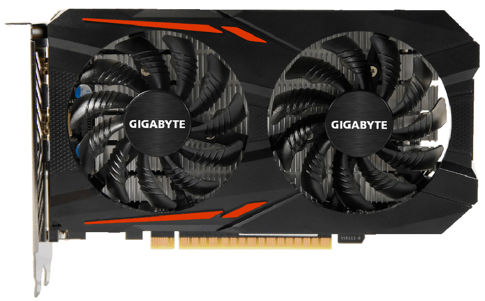 фото Видеокарта Gigabyte GeForce GTX 1050 OC 2GB, GV-N1050OC-2GD