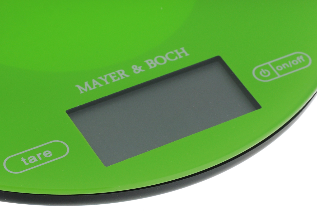 фото Весы кухонные "Mayer & Bosh", с чашей, цвет: зеленый, до 5 кг. 10958 Mayer & boch