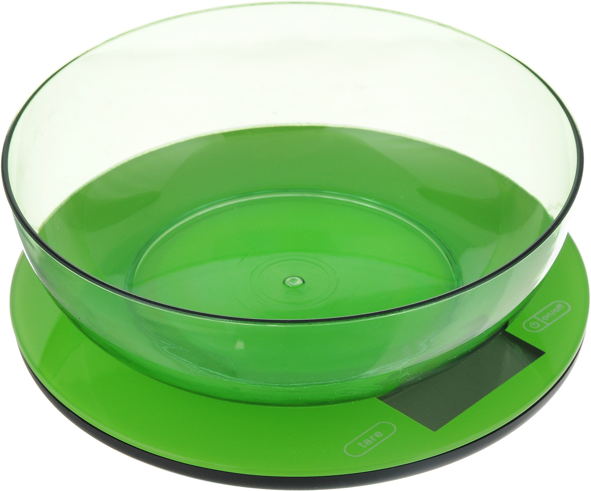фото Весы кухонные "Mayer & Bosh", с чашей, цвет: зеленый, до 5 кг. 10958 Mayer & boch