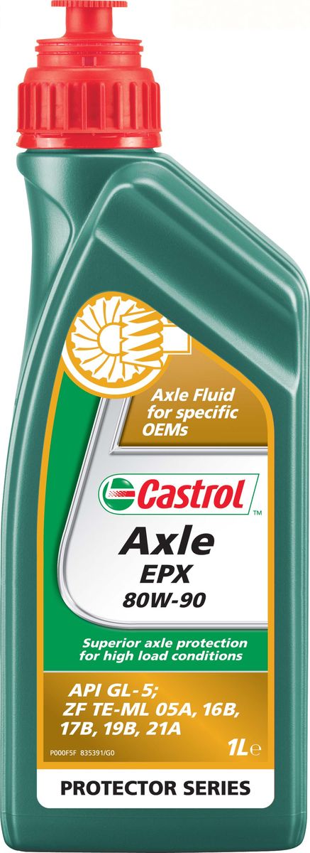 фото Масло трансмиссионное Castrol "Axle", для мостов, EPX 80W-90,1 л