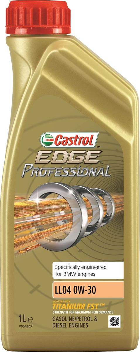 фото Масло моторное Castrol "Edge Professional", синтетическое, LL04 0W-30, 1 л