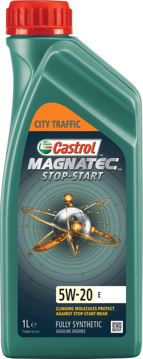 фото Масло моторное Castrol "Magnatec Stop-Start E", синтетическое, класс вязкости 5W-20, 1 л