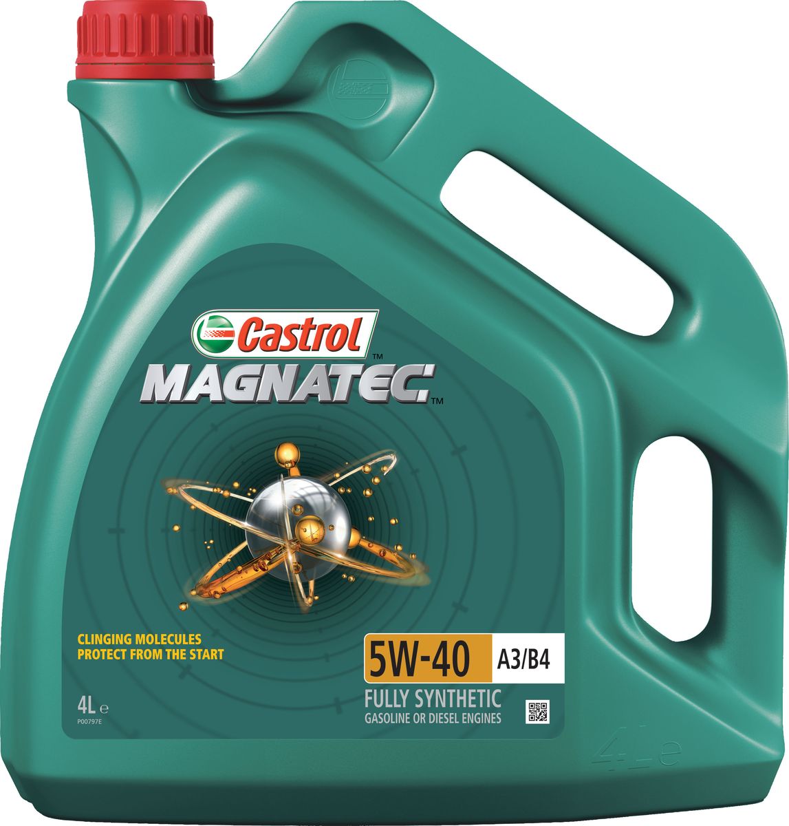 фото Масло моторное Castrol Magnatec A3/B4 5W-40 синтетика 5W-40 4 л.