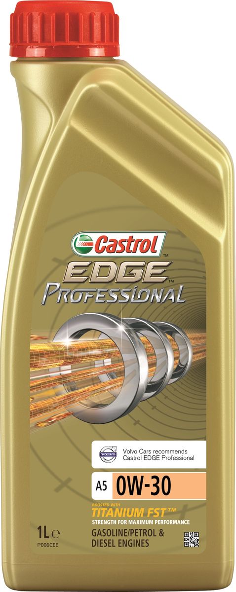 фото Масло моторное Castrol "Edge Professional", синтетическое, A5 0W-30, 1 л