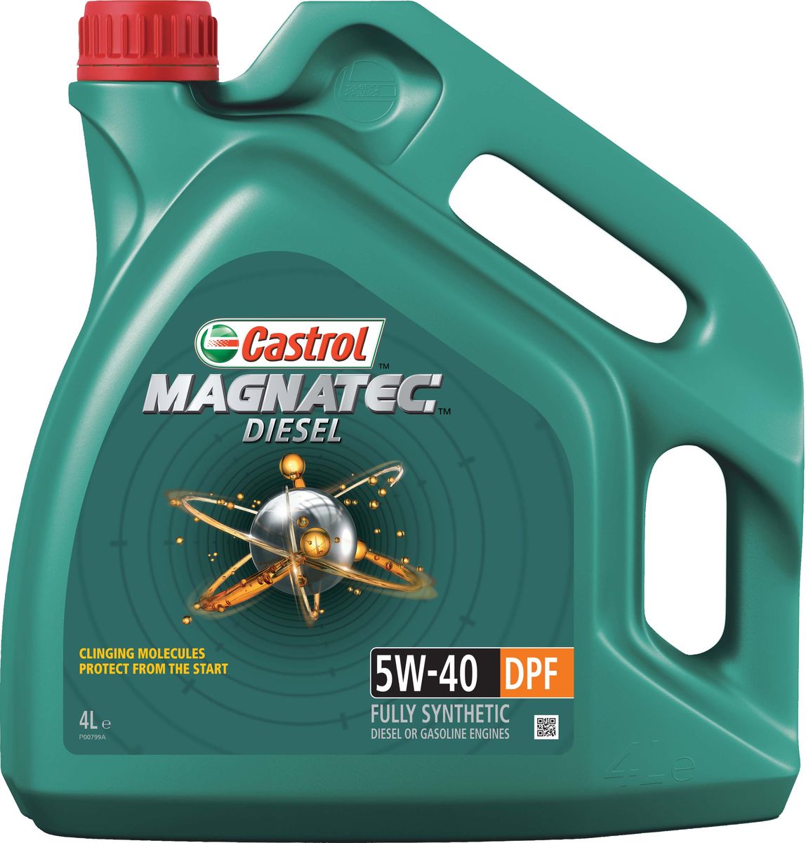 фото Масло моторное Castrol "Magnatec Diesel", синтетическое, класс вязкости 5W-40, DPF, 4 л