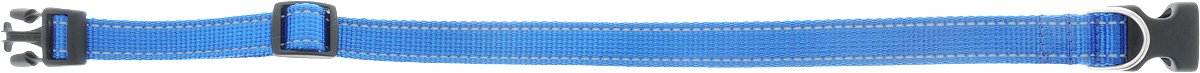 фото Ошейник для собак Аркон "Капрон", цвет: синий, ширина 2,5 см, обхват шеи 40-63 см