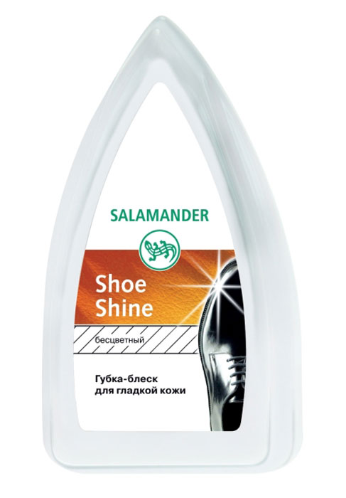 фото Губка для обуви Salamander "Shoe Shine", для гладкой кожи, цвет: бесцветный