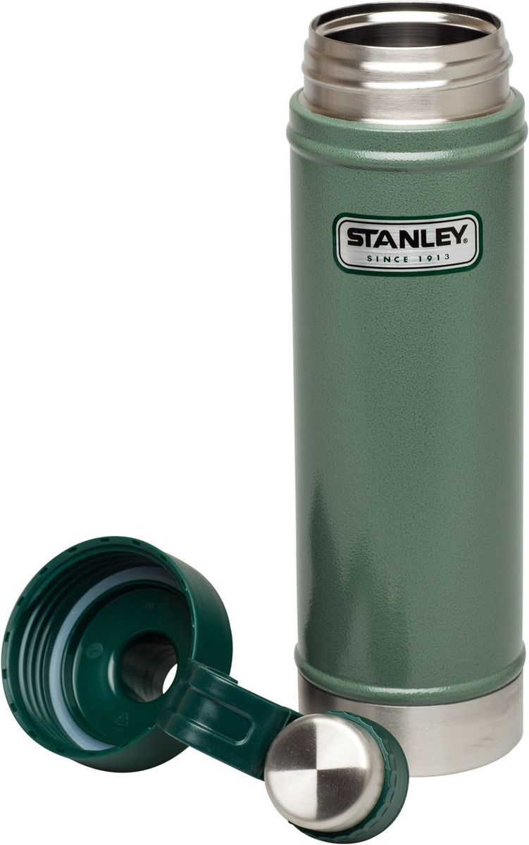 фото Термобутылка Stanley "Classic", цвет: зеленый, 0,75 л