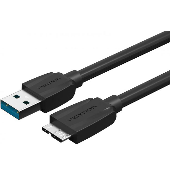 фото Vention VAS-A48-B100 USB 3.0 AM/micro B, Black кабель интерфейсный (1 м)