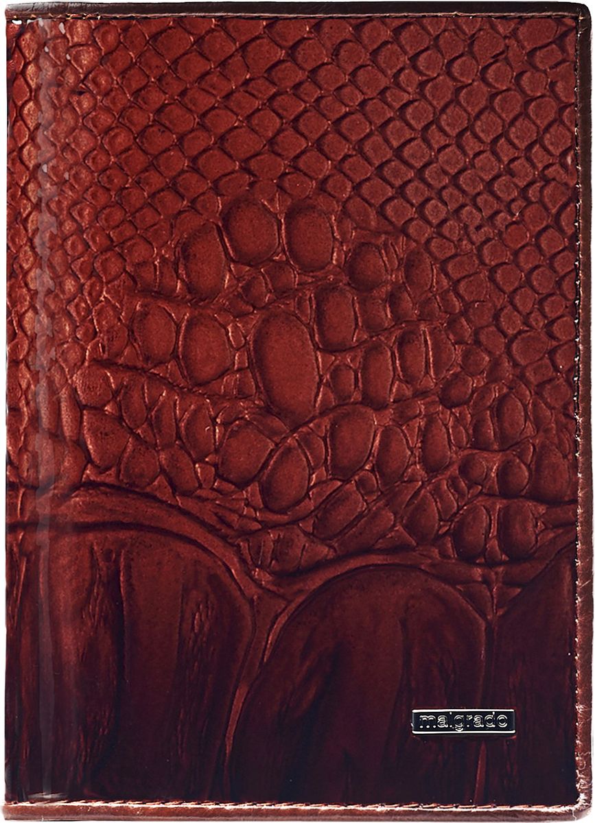 фото Обложка для паспорта женская Malgrado, цвет: коричневый. 54019-04403