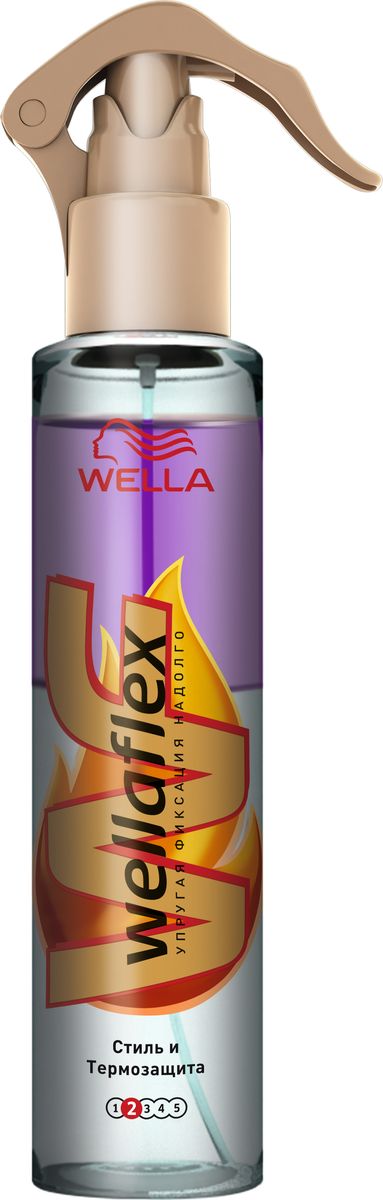 фото Cпрей для горячей укладки Wellaflex нормальной фиксации, 150 мл