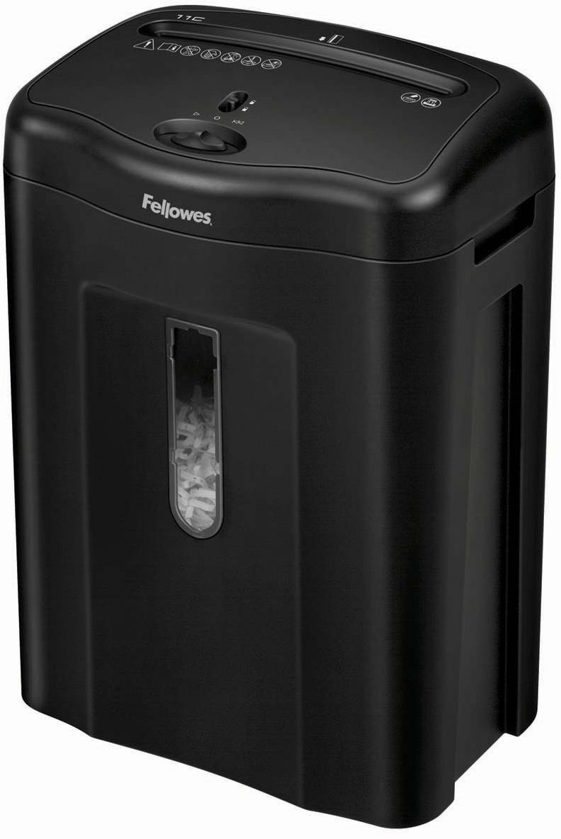 фото Шредер Fellowes Powershred 11C, Black