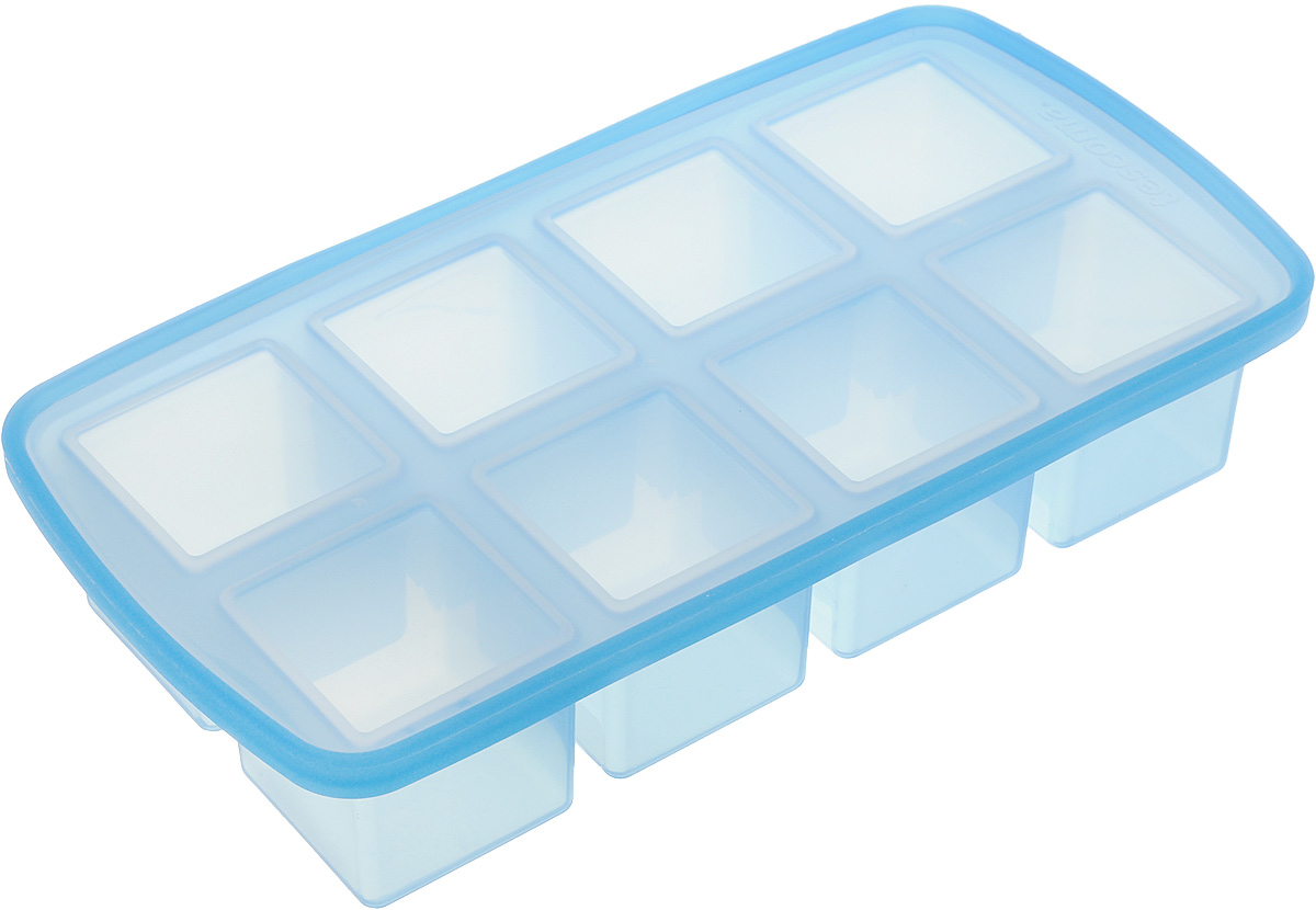 фото Форма для льда Tescoma "myDRINK. Кубики", с крышкой, 8 ячеек