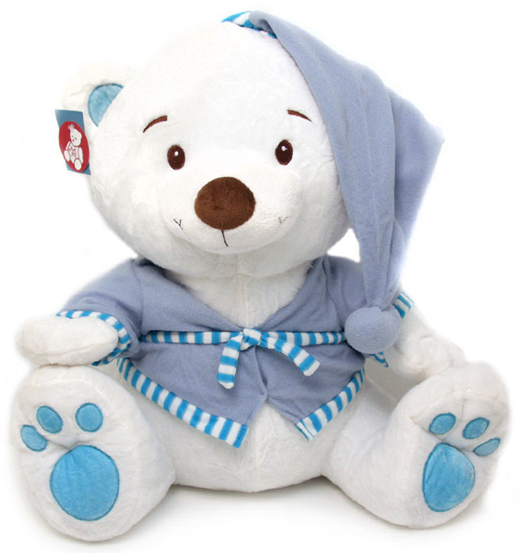 фото Magic Bear Toys Мягкая игрушка Мишка в халате и колпаке 55 см