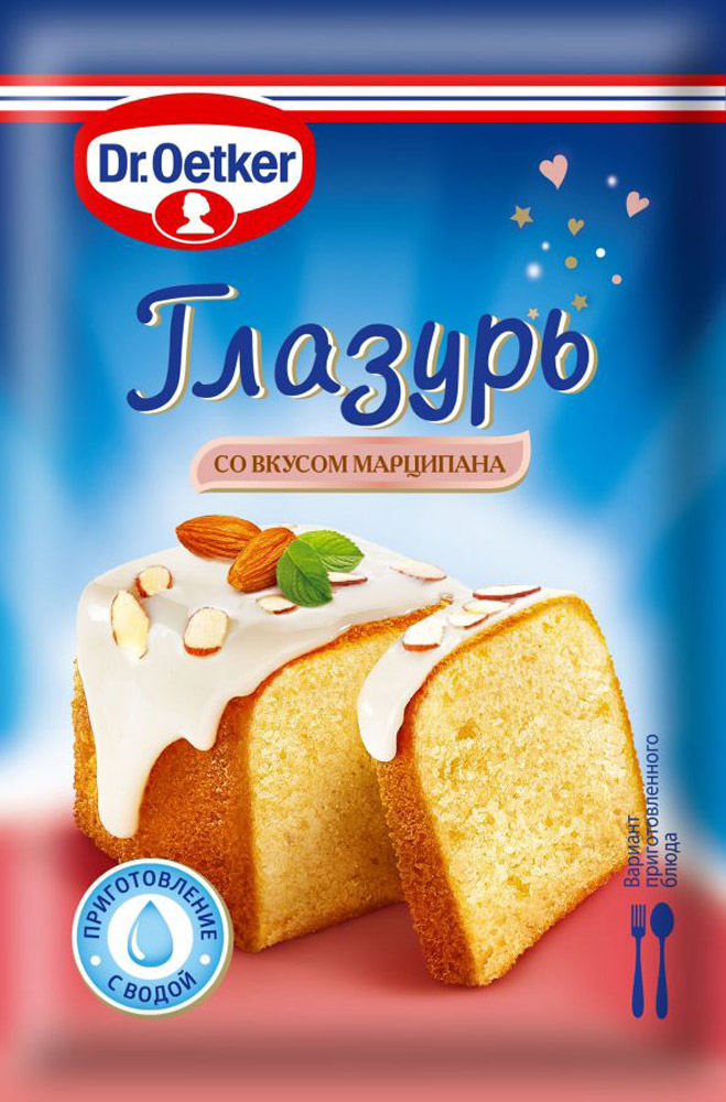 фото Dr.Oetker глазурь со вкусом марципана, 100 г