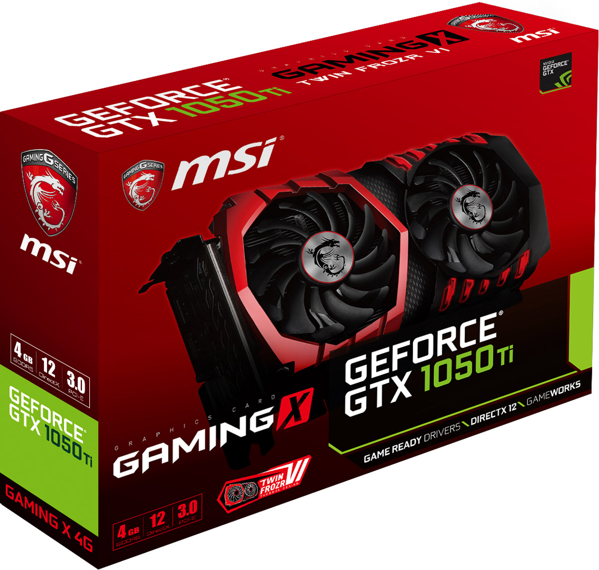 фото Видеокарта MSI GeForce GTX 1050 Ti Gaming X 4GB