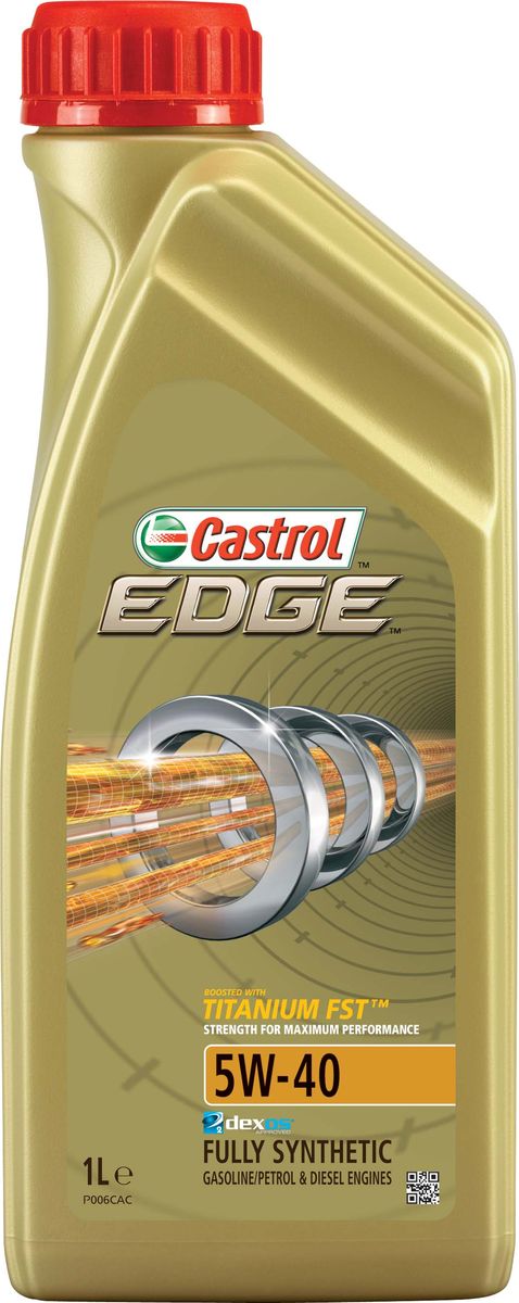 фото Масло моторное Castrol "Edge", синтетическое, класс вязкости 5W-40, 1 л