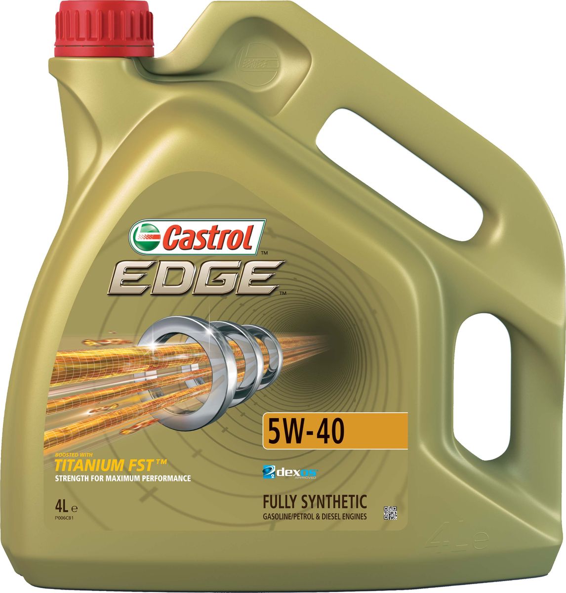 фото Масло моторное Castrol "Edge", синтетическое, класс вязкости 5W-40, 4 л