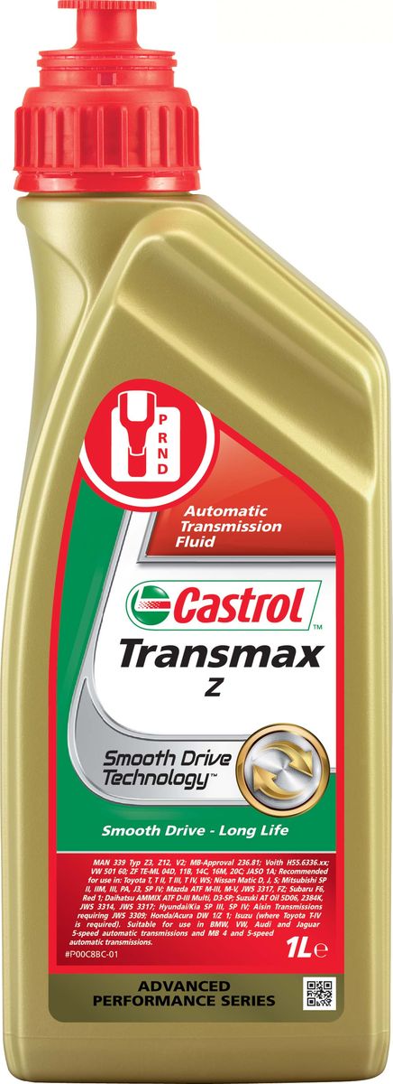 фото Масло трансмиссионное Castrol "Transmax Z", синтетическое, для автоматических кпп, 1 л