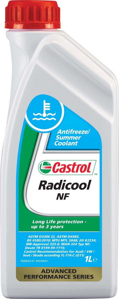 фото Антифриз Castrol "Radicool NF", концентрированный, 1 л