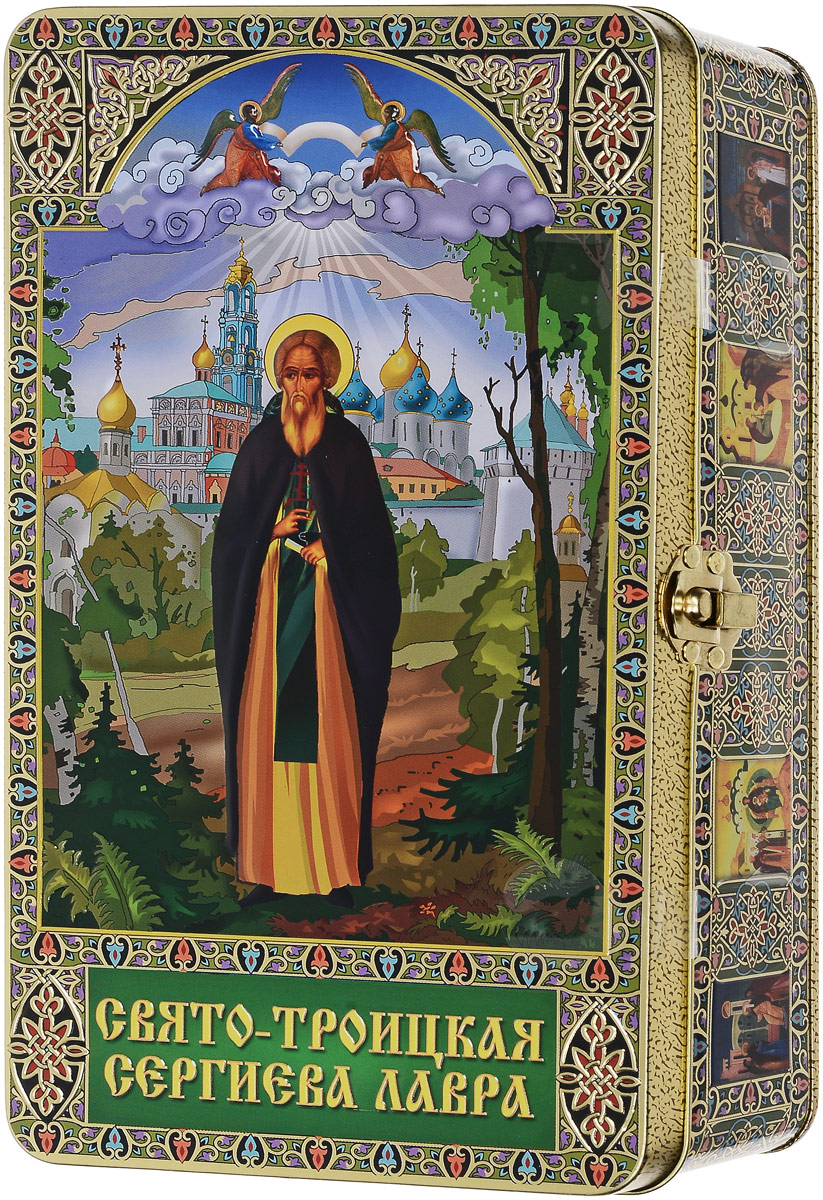 Вера, Надежда, Любовь Сергий Радонежский подарочный черный листовой чай, 300 г вера надежда любовь сергий радонежский подарочный черный листовой чай 300 г