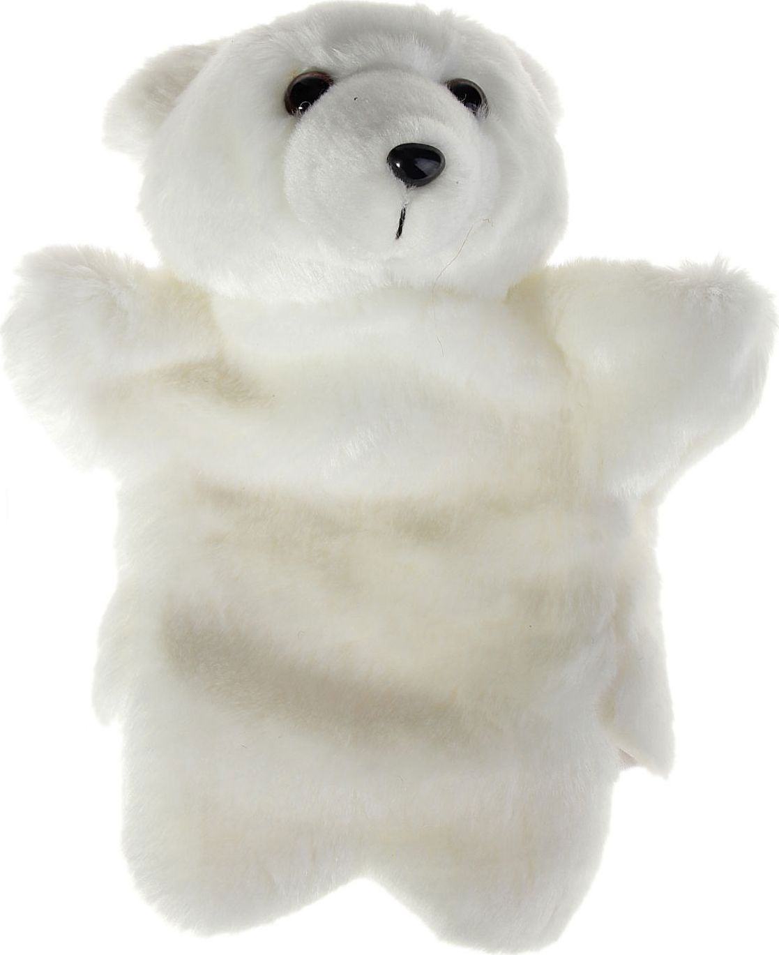 фото Sima-land Мягкая игрушка на руку Белый медведь 305060